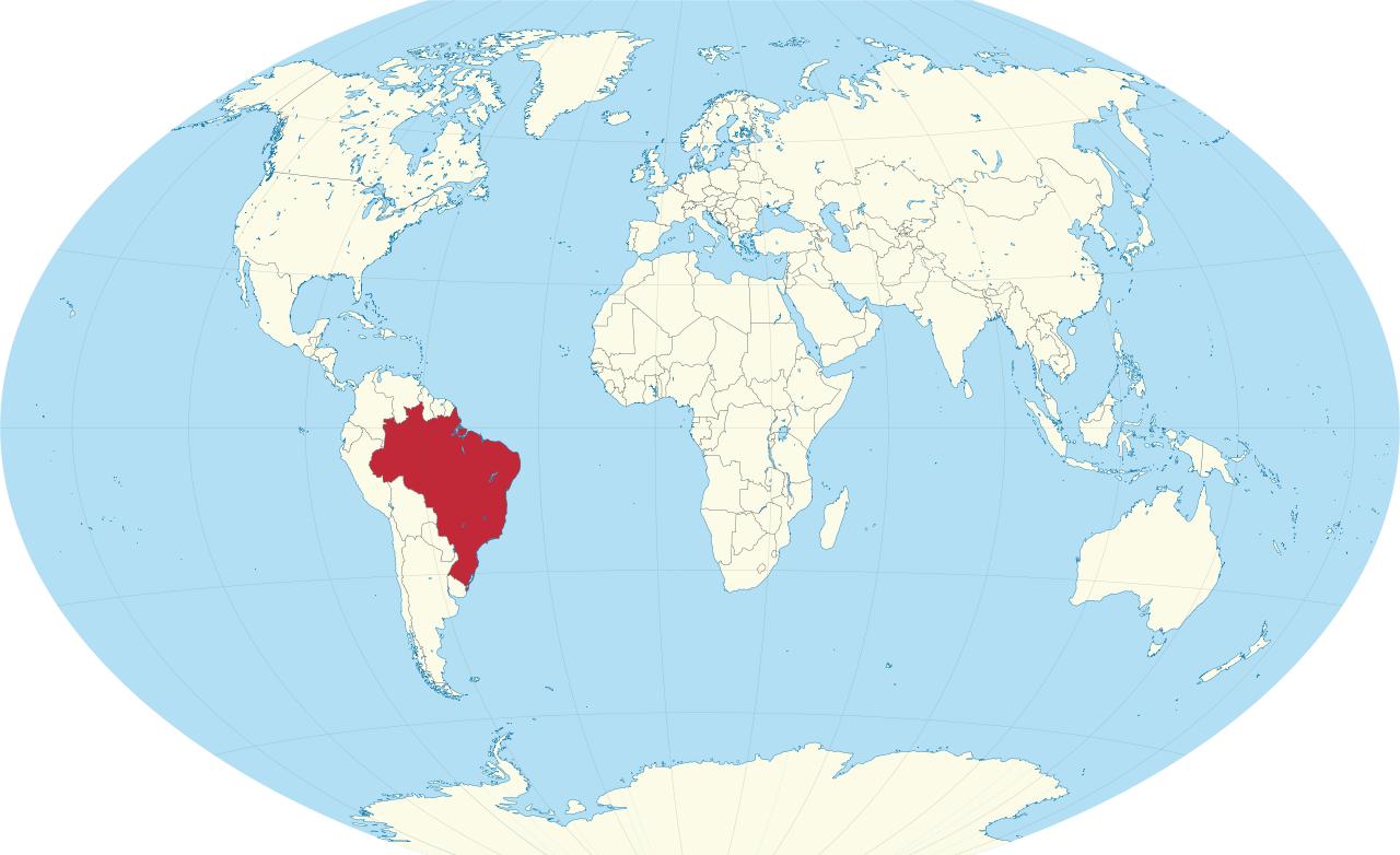 karta svijeta brazil Brazil na karti svijeta   karta svijeta u Brazilu (Južna Amerika  karta svijeta brazil